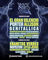 a poster for the rock aqu festival